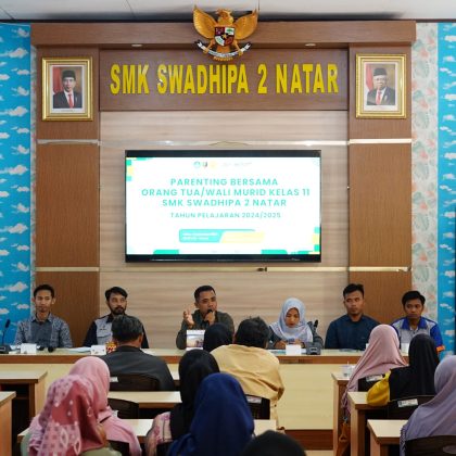 Parenting Bersama Orang Tua/Wali Kelas XI SMK Swadhipa 2 Natar