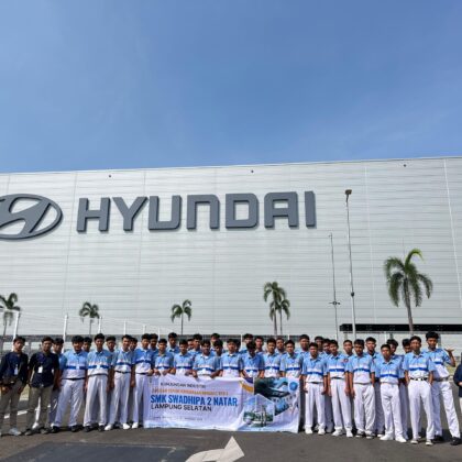 Kunjungan Industri ke PT. Hyundai Motor Manufacturing Indonesia oleh SMK Swadhipa 2 Natar: Membangun Wawasan Dunia Otomotif Masa Depan