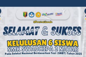 Pengumuman Siswa SMK Swadhipa 2 Natar Seleksi SNBT SNPMB 2025