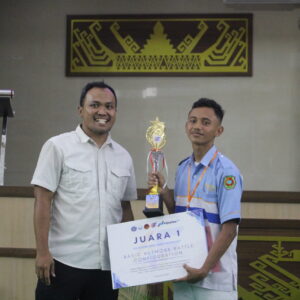 SMKS Swadhipa 2 Natar Raih Juara 1 pada Lomba Basic Network Battle Competition di Politeknik Negeri Lampung