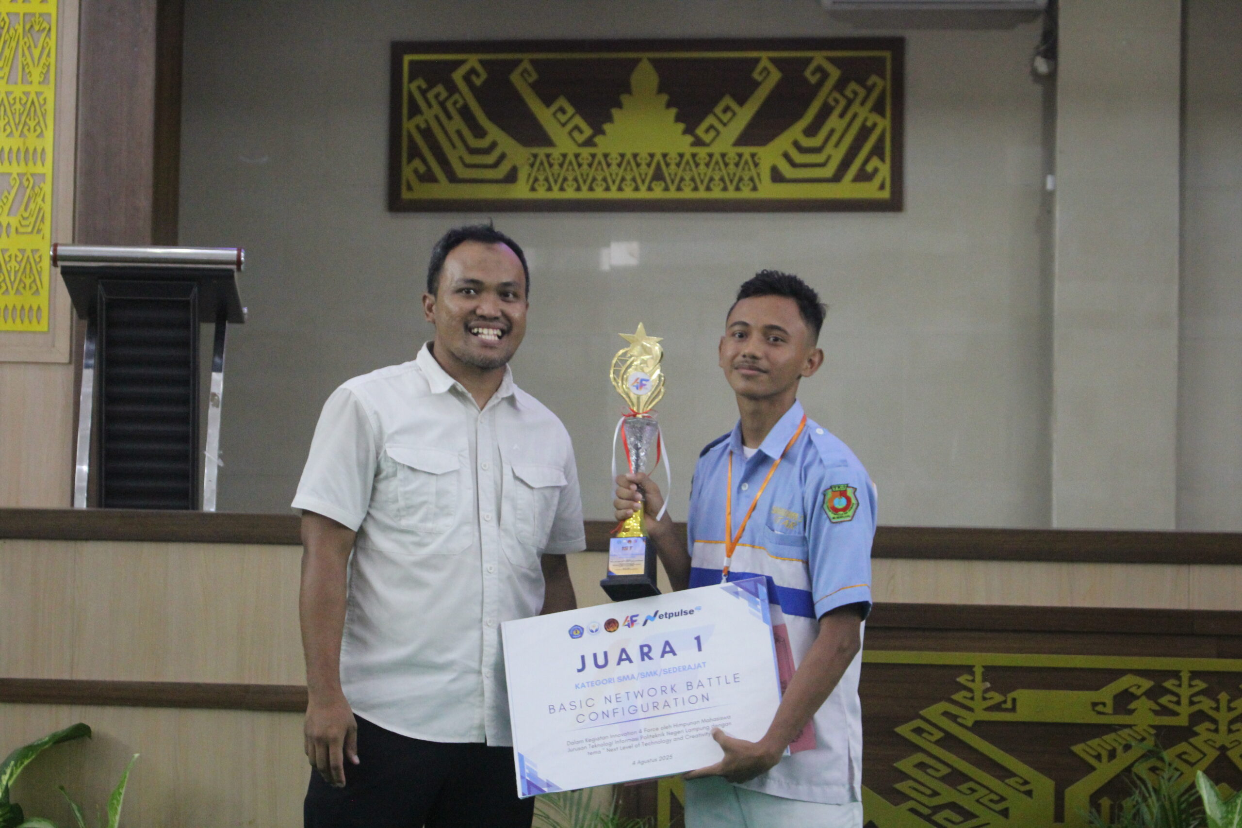 Innovation 4 Force Politeknik Negeri Lampung Tingkat Provinsi Lampung Tahun 2025