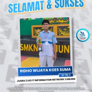 Juara 2 LKS Information Network Cabling 2026 – SMKS Swadhipa 2 Natar Juara 2 LKS Information Network Cabling 2026 – SMKS Swadhipa 2 Natar