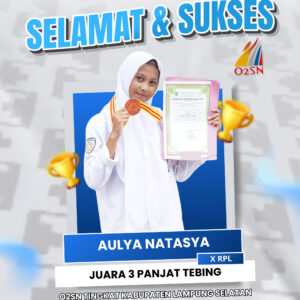Juara 3 Panjat Tebing Putri – O2SN Lampung Selatan 2026